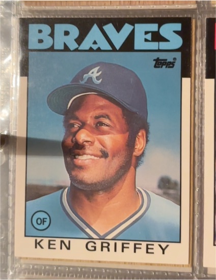 1986 Topps Traded #41T Ken Griffey Atlanta Braves — front