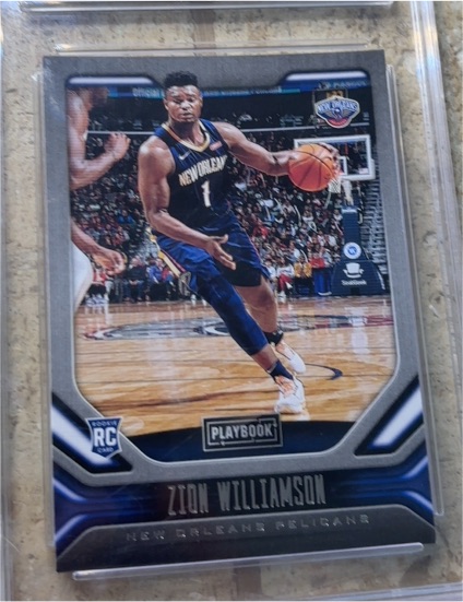 2019-20 Panini Chronicles Playbook #169 Zion Williamson — front