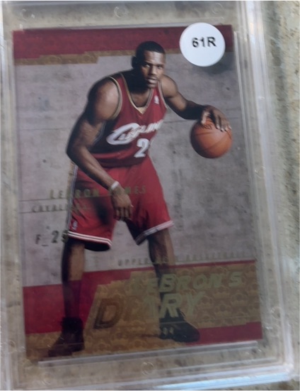 2003-04 Upper Deck LeBron's Diary #LJ13 LeBron James — front