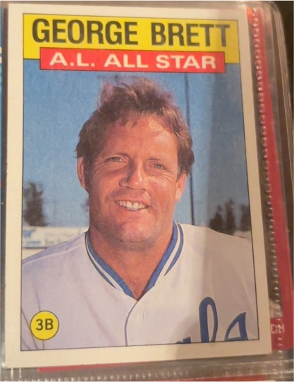 1986 Topps #714 George Brett A.L. All Star — front