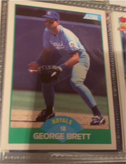 1989 Score #75 George Brett — front