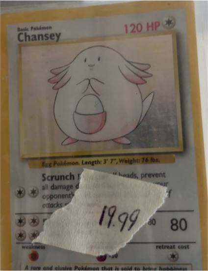 1999 Pokémon Base Set #3 Chansey — front