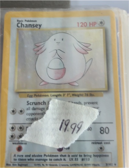 1999 Pokémon #3 Chansey — front