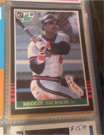 1985 Donruss #57 Reggie Jackson — front