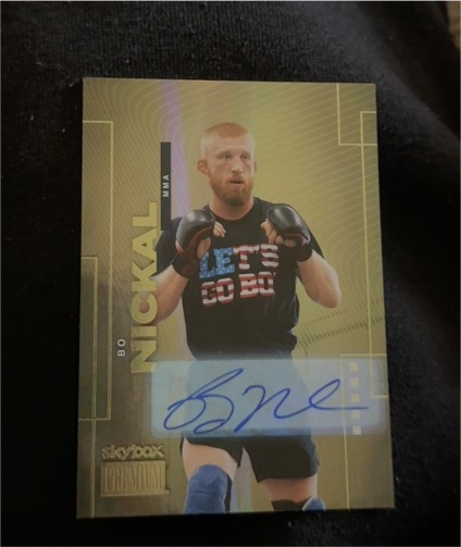 2024 SkyBox Premium Metal Universe Champions #S-13 Bo Nickal — front
