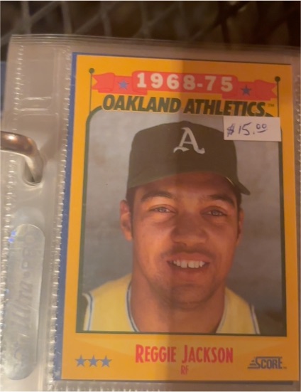 1988 Score #500 Reggie Jackson — front