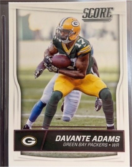 2016 Panini Score #123 Davante Adams — front