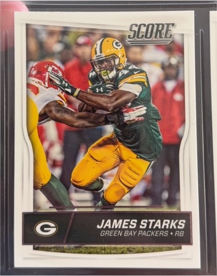 2016 Score #119 James Starks — front