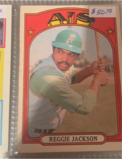 1972 Topps #435 Reggie Jackson — front