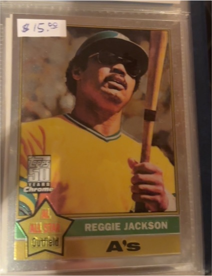 1976 Topps #500 Reggie Jackson — front