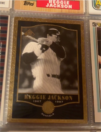 1987 Topps #1 Reggie Jackson — front