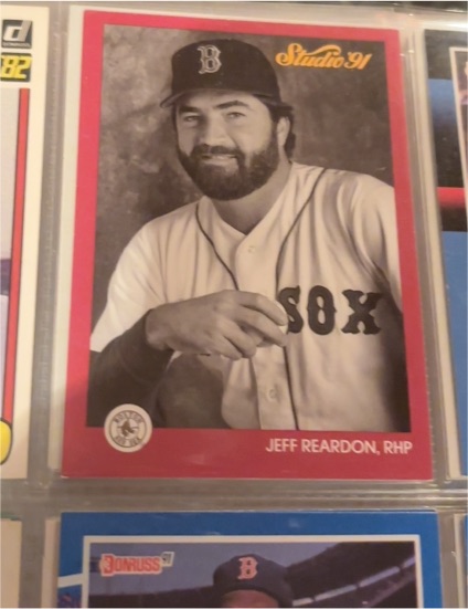 1991 Leaf Studio #19 Jeff Reardon — front