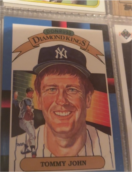 1988 Donruss Diamond Kings #17 Tommy John — front