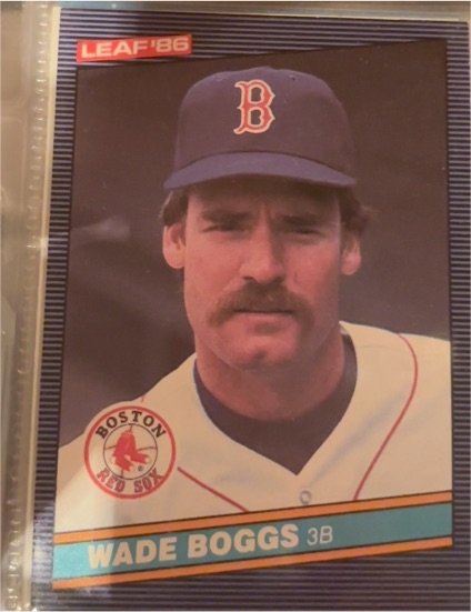1986 Leaf #168 Wade Boggs — front
