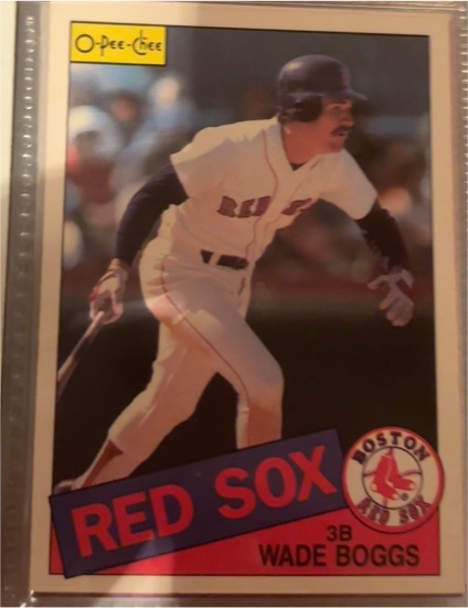 1985 O-Pee-Chee #350 Wade Boggs — front