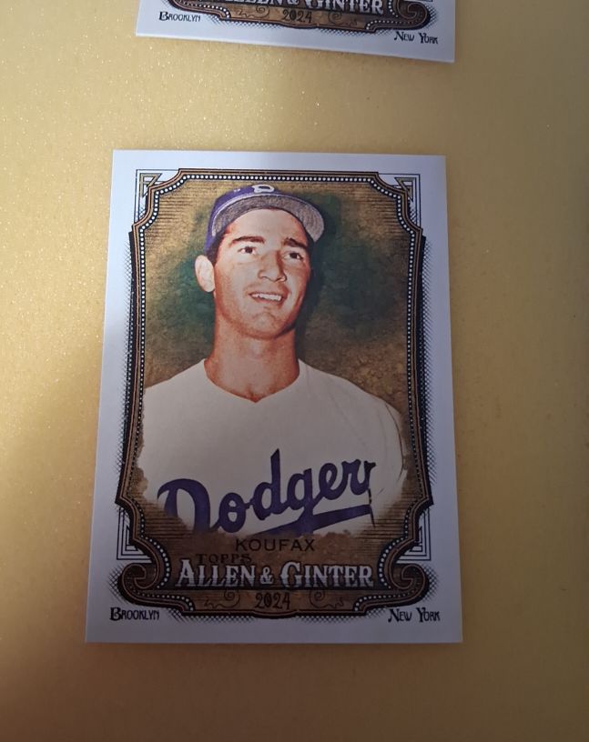 2024 Topps Allen & Ginter #312 Sandy Koufax — front