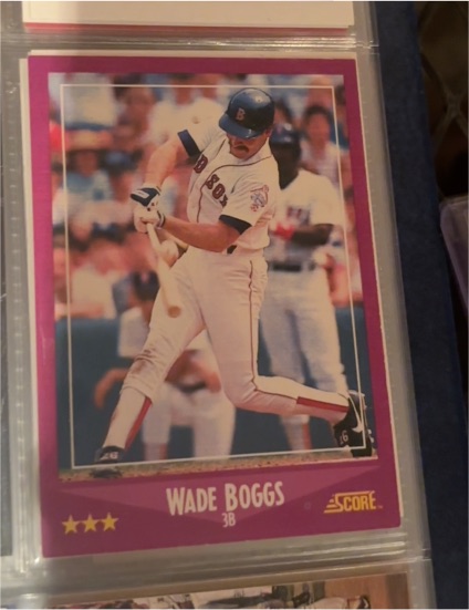 1988 Score #2 Wade Boggs — front