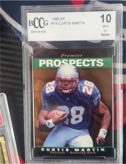 1995 Upper Deck SP Premier Prospects #18 Curtis Martin — front