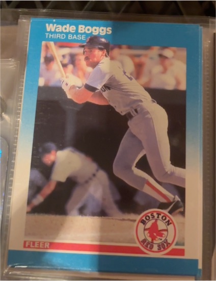 1987 Fleer #29 Wade Boggs — front
