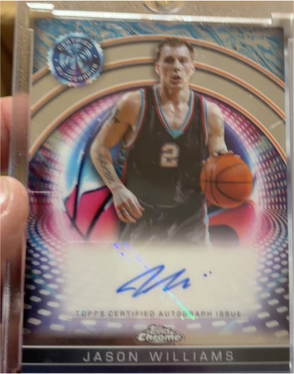 2024-25 Topps Chrome Basketball Jason Williams — front