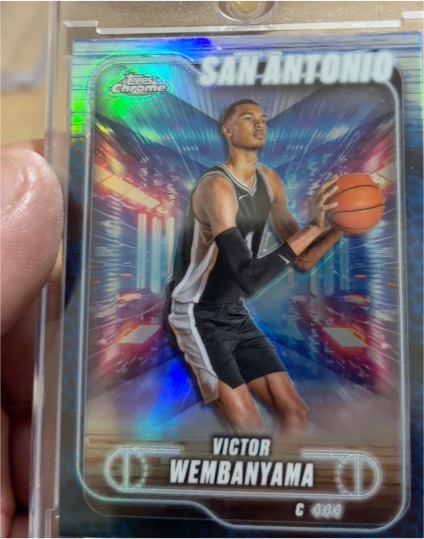 2024-25 Topps Chrome #193 Victor Wembanyama — front