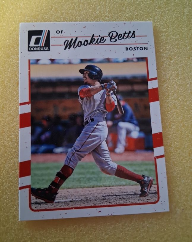 2017 Donruss #59 Mookie Betts — front