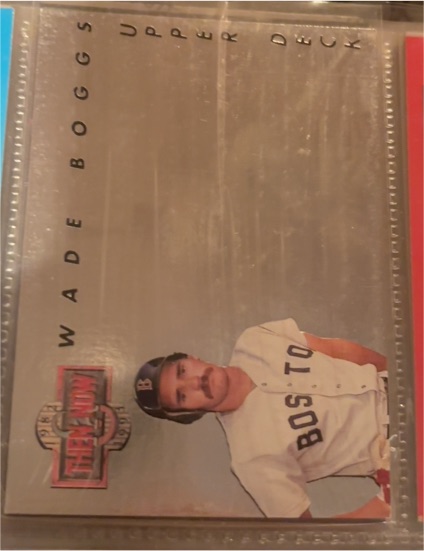 1993 Upper Deck Then and Now #TN1 Wade Boggs — front
