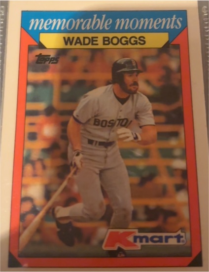 1988 Topps Kmart Memorable Moments #2 Wade Boggs — front