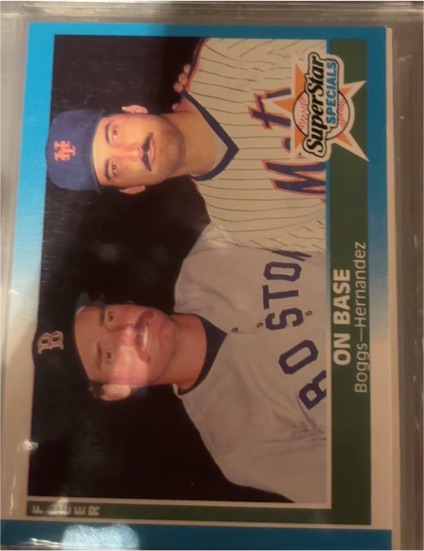 1987 Fleer #637 Wade Boggs / Keith Hernandez — front