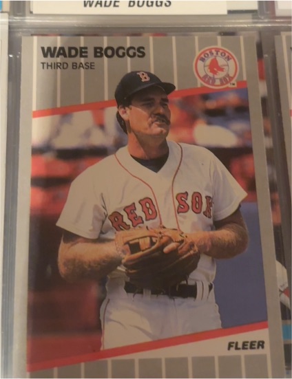 1989 Fleer #81 Wade Boggs — front