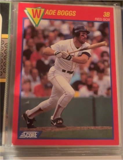 1991 Score #W Wade Boggs — front