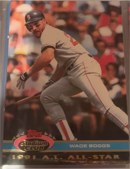 1991 Topps Stadium Club Dome #18 Wade Boggs — front