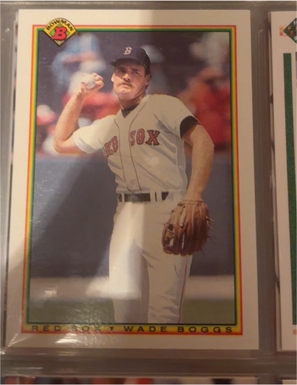 1990 Bowman #281 Wade Boggs Boston Red Sox — front
