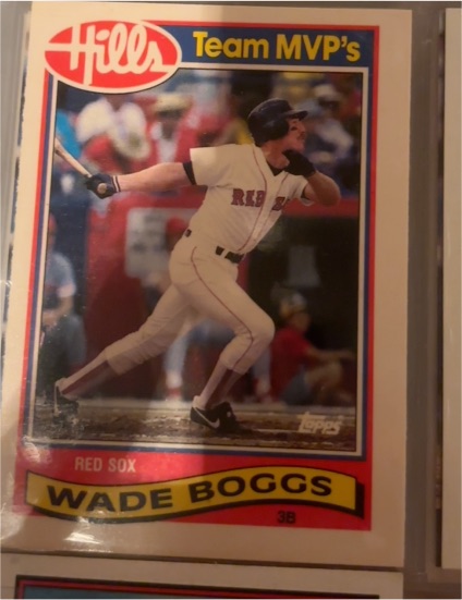1989 Topps Hills Team MVP's #2 Wade Boggs — front