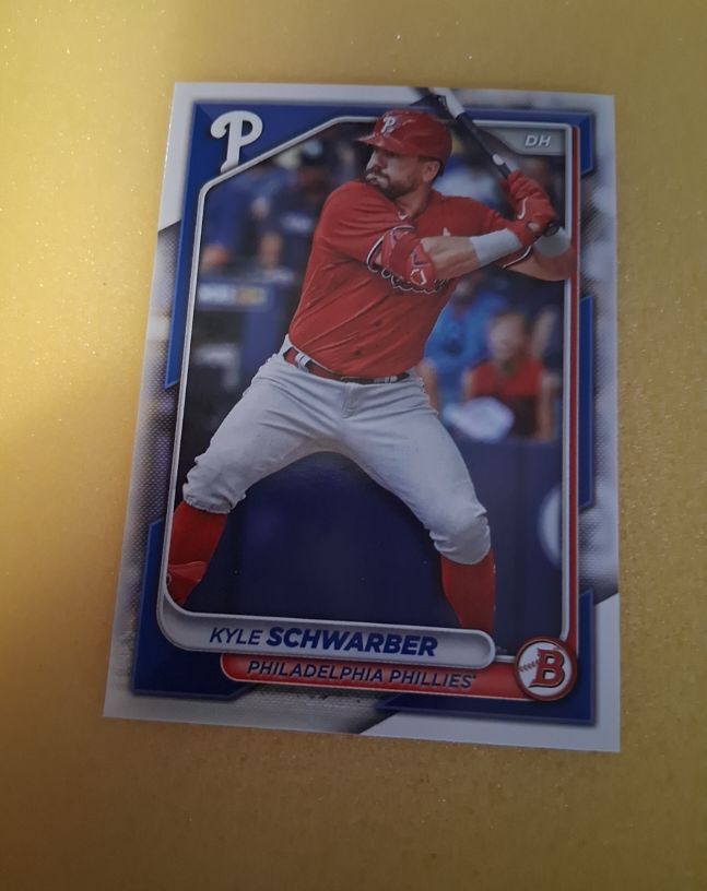 2024 Bowman #89 Kyle Schwarber Philadelphia Phillies — front