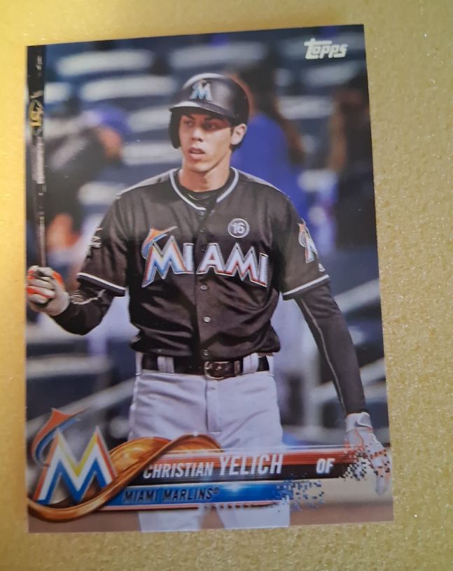 2018 Topps #170 Christian Yelich — front