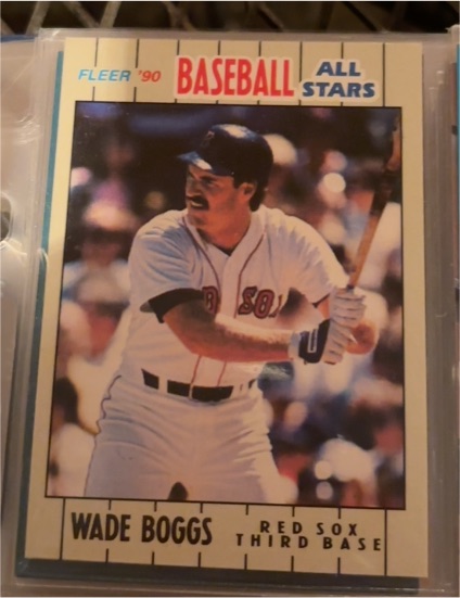 1990 Fleer Baseball All Stars #1 Wade Boggs — front