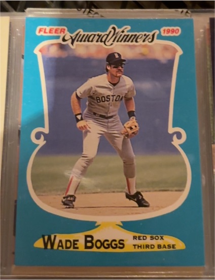 1990 Fleer Award Winners #4 Wade Boggs — front
