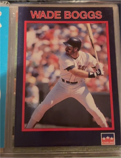 1990 Starline Long John Silver #22 Wade Boggs Boston Red Sox — front