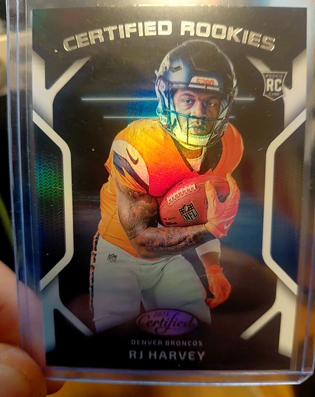 2025 Panini Certified #CRK-RJH RJ Harvey — front
