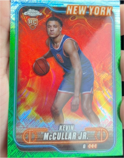 2024-25 Topps Chrome #150 Kevin McCullar Jr. — front