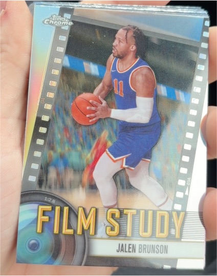 2024-25 Topps Chrome #FS-14 Jalen Brunson Film Study — front