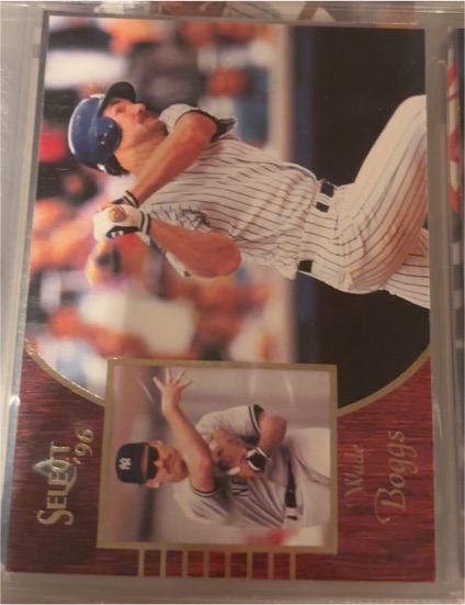 1996 Select #1 Wade Boggs — front