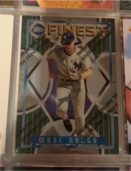 1995 Topps Finest #100 Wade Boggs — front