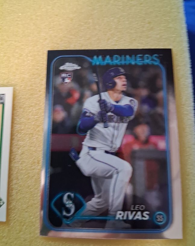 2024 Topps Chrome #Leo Rivas Rookie Card — front