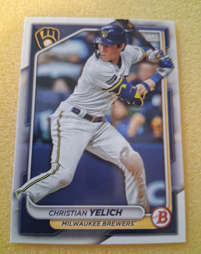 2024 Bowman #34 Christian Yelich — front