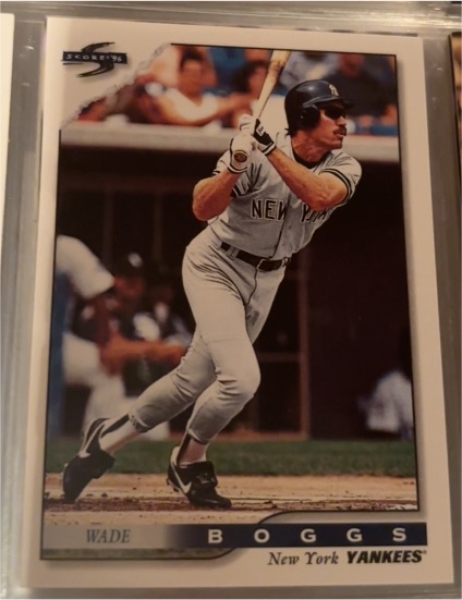 1996 Score #345 Wade Boggs — front