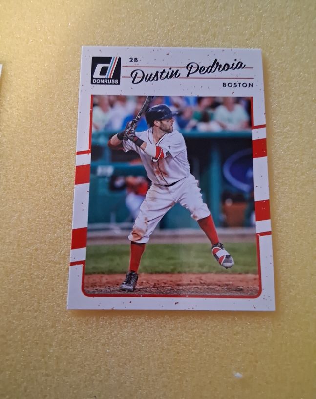 2017 Donruss #61 Dustin Pedroia — front