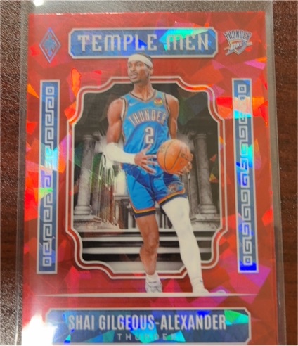 2023-24 Panini Phoenix #22 Shai Gilgeous-Alexander Temple Men — front