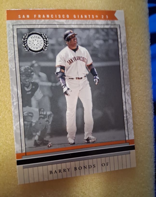 2003 Fleer Patchworks #9 Barry Bonds — front